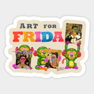 Art For Frida Sticker